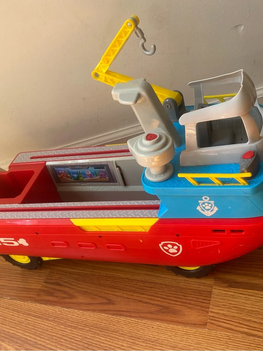 Paw Patrol Rescue Boat Toy - Red, Blue & Yellow